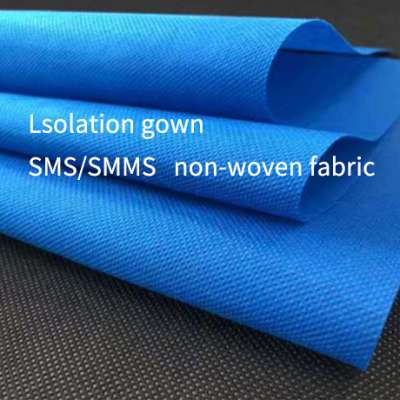 Disposable medical and civil isolation SMS/SMMS/ meltblown  non-woven fabric