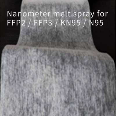 Washable nanometer meltblown for FFP2/FFP3/KN95/N95